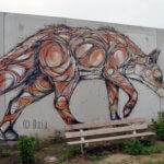 Fresque d'un renard